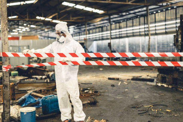 Professional Biohazard technician working in Martinsville, OH